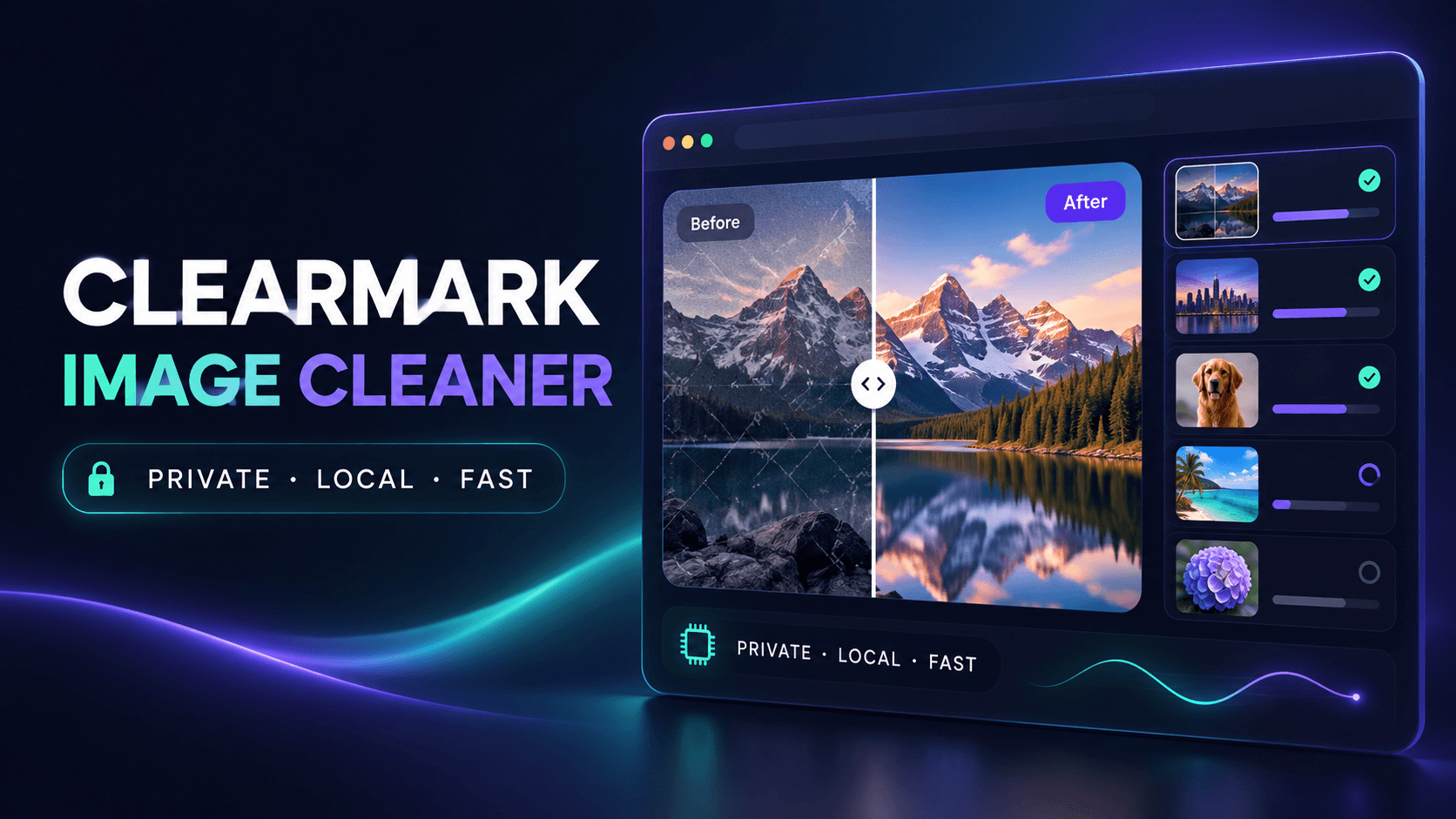 ClearMark Image Cleaner